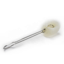 Manufacturer sale brush sponge replaceable stainless steel handle cleaning brush